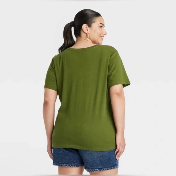 Women's High-Waisted Bermuda Jean
Shorts - Ava & Viv™. Plus Size 26. NWT! - Picture 5 of 6